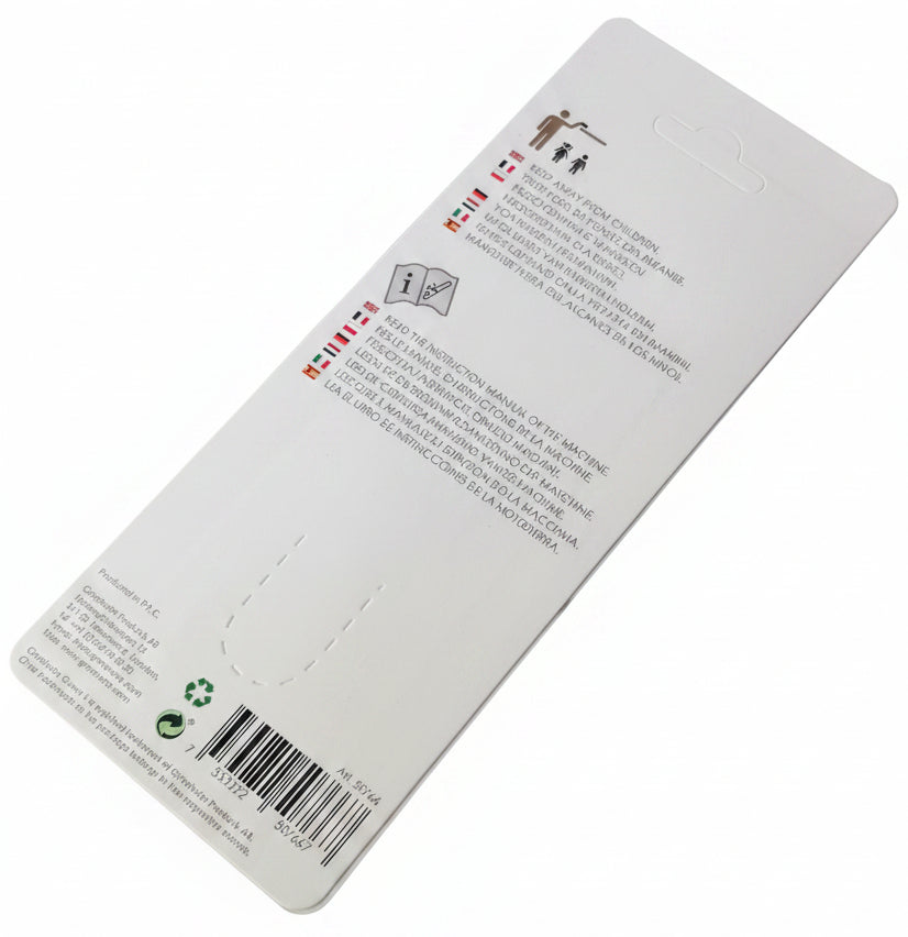 Grimsholm E6TC Zündkerze in Blister Verpackung Rückseite