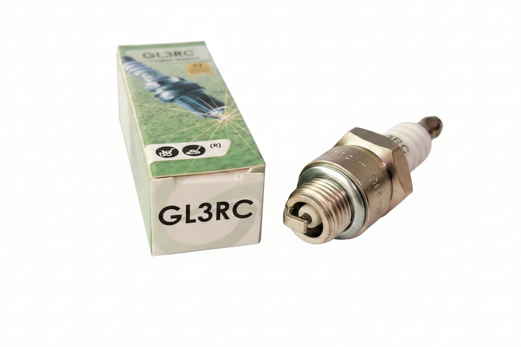 Grimsholm GL3RC Zündkerze in Karton Verpackung Detailansicht