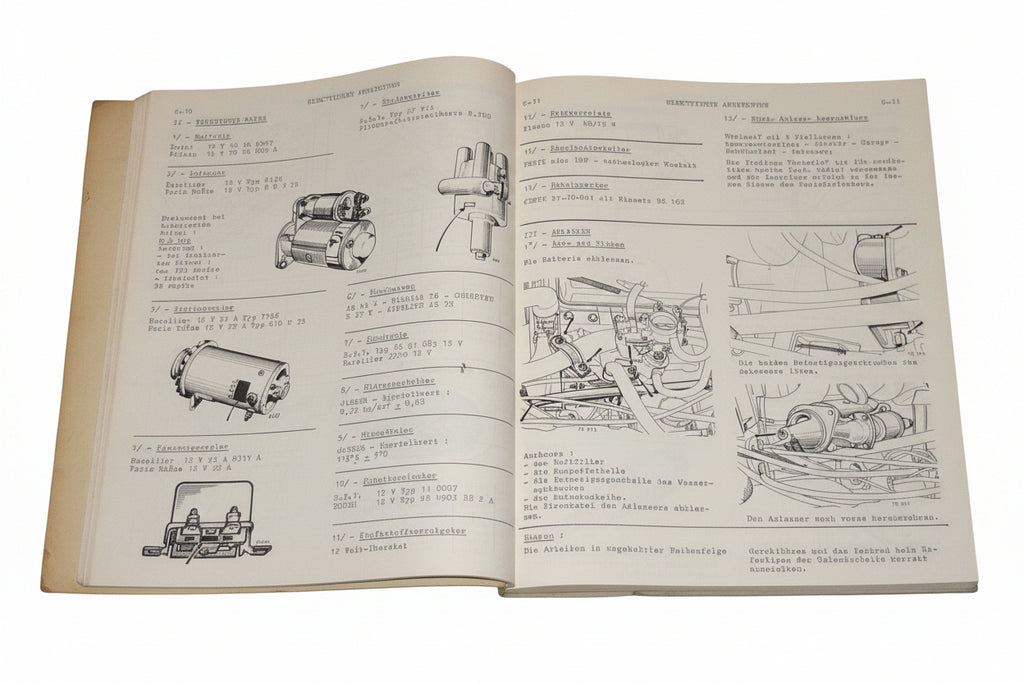 Renault 6 Werkstatthandbuch Reparaturhandbuch R1180 M.R. 145  1968!