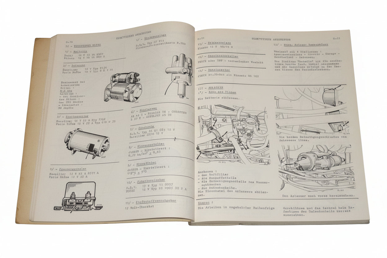 Renault 6 Werkstatthandbuch Reparaturhandbuch R1180 M.R. 145  1968!