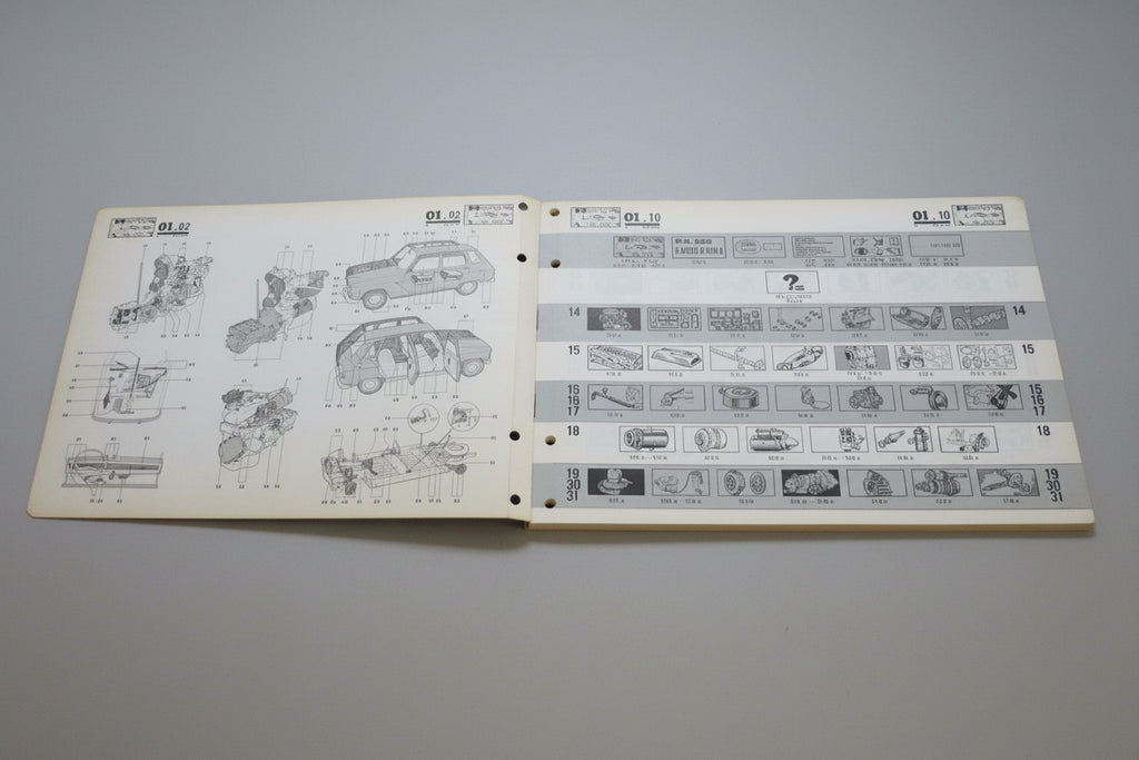 Renault 6 Werkstatthandbuch Ersatzteilliste 1970 1972 R1181