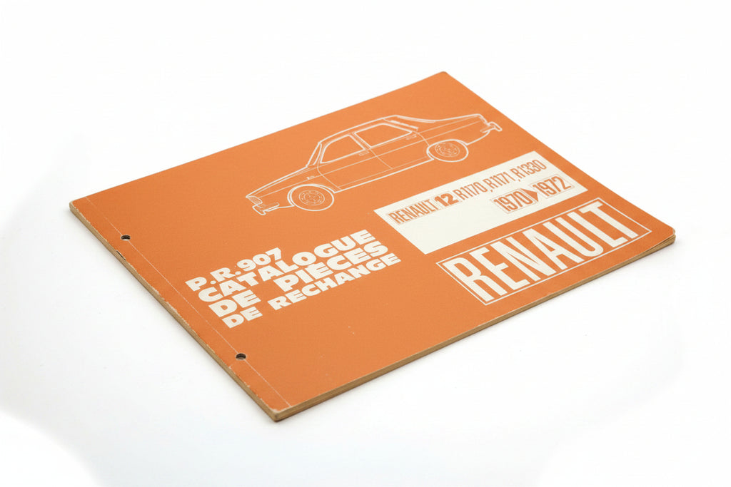 Werkstatthandbuch RENAULT 12 Ersatzteilliste  ETK  1970 1972